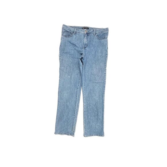 Lee Classic Fit Women's size 14 Medium Wash Blue Denim jeans - Picture 1 of 4